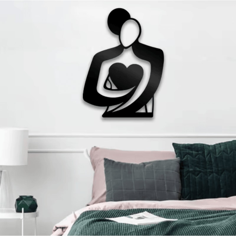 Embrace Love Metal Wall Decor Sign For Modern Home Spaces 3