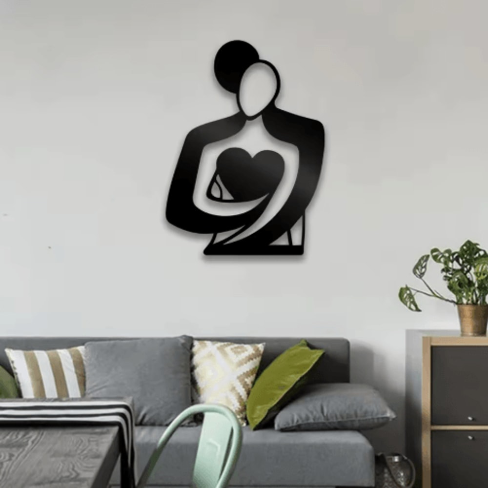 Embrace Love Metal Wall Decor Sign For Modern Home Spaces 5