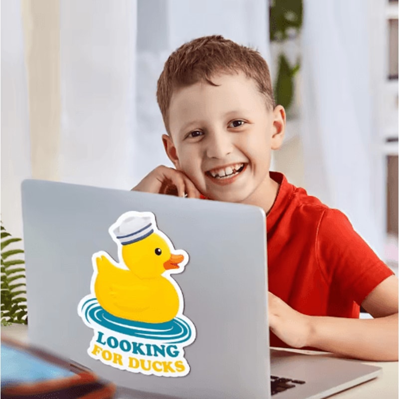 Funny Duck Magnetic Cruise Door Decorations 4PCS Set 2