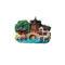 Suzhou Gardens Moon Tower Relief Landscape Home Decor Souvenir 2