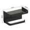 WallMounted Toilet Paper Holder With Storage Shelf For Bathroom Kitchen 2