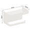 WallMounted Toilet Paper Holder With Storage Shelf For Bathroom Kitchen 3