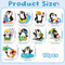 Cute Penguin Cruise Door Magnets Set 10PCS Beach Pool Theme Decor 5