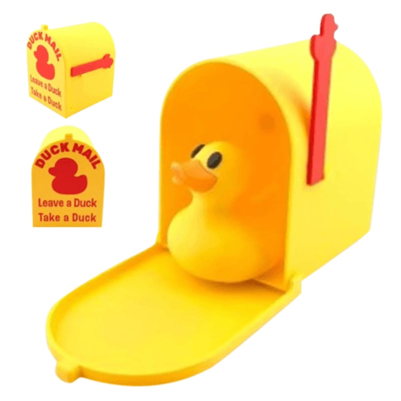 Cruising Duck Mini Mailbox Fridge Magnet For Interactive Duck Exchange 0