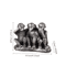 Creative Three Wise Monkeys Resin Figurine For Home Decor Gifting 3