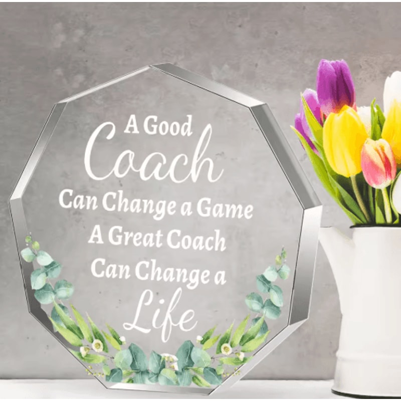 Acrylic Appreciation Thank You Gift Sign For Coworkers Friends 3