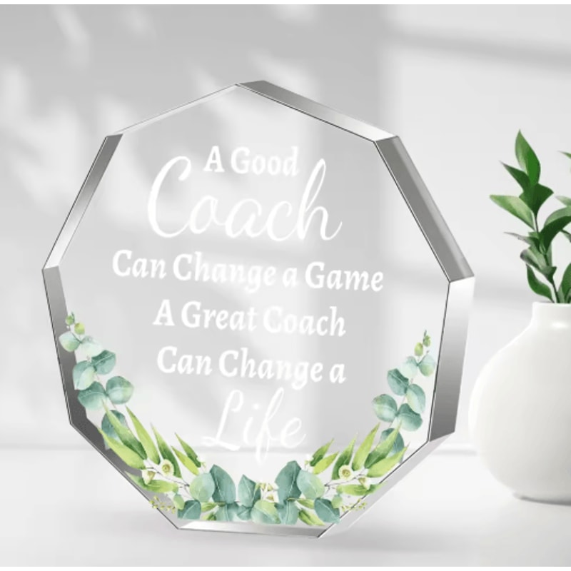 Acrylic Appreciation Thank You Gift Sign For Coworkers Friends 0