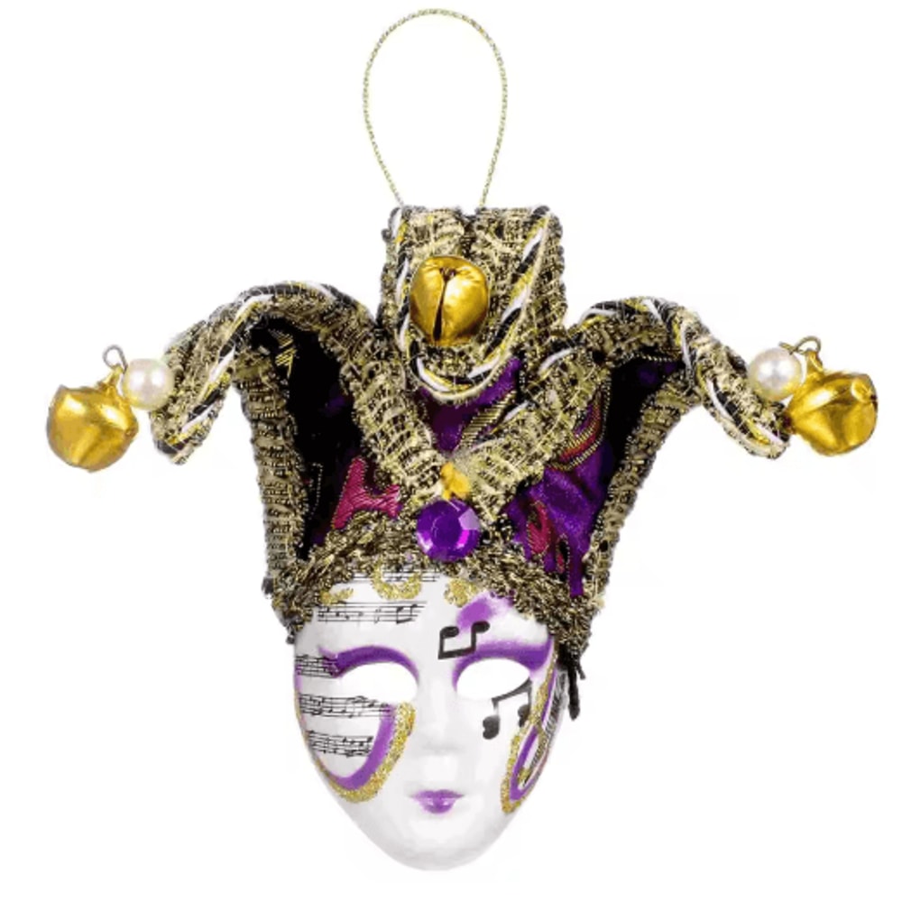 Purple Clown Face Carnival Fridge Magnet Sticker Decor 2