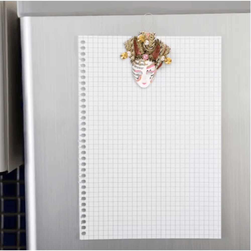 Purple Clown Face Carnival Fridge Magnet Sticker Decor 4