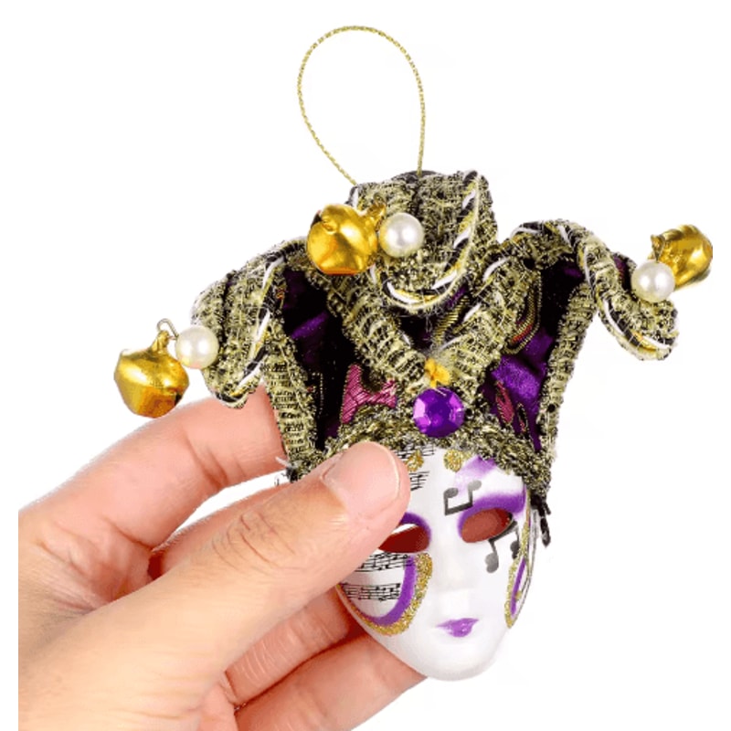 Purple Clown Face Carnival Fridge Magnet Sticker Decor 6