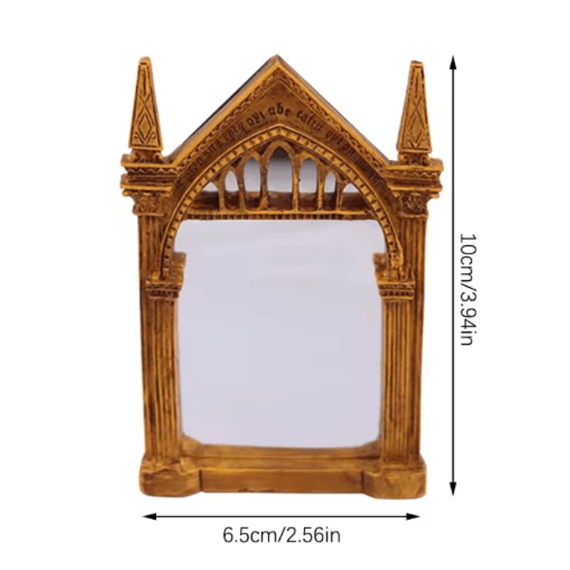 Mirror Of Erised Standing Bookshelf Decor Wizard Home Fantasy Gift Accent 1