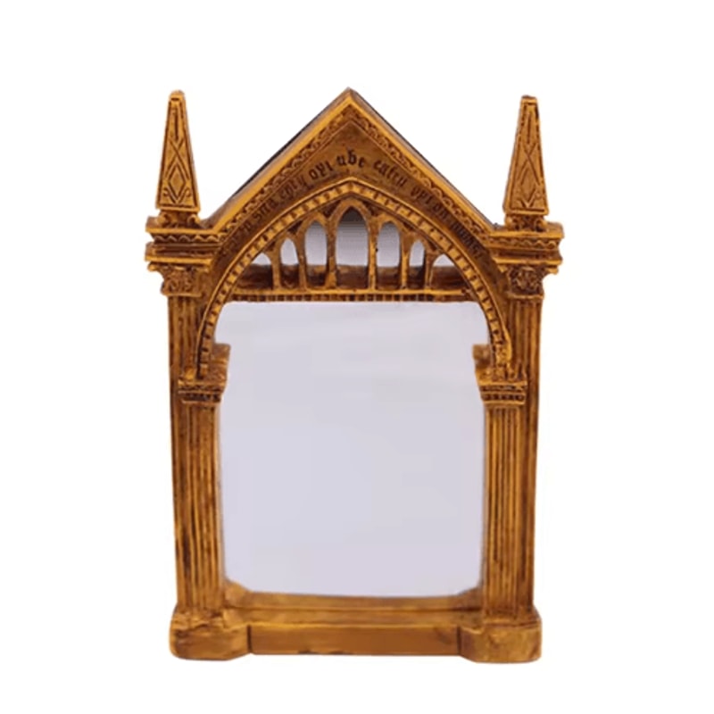 Mirror Of Erised Standing Bookshelf Decor Wizard Home Fantasy Gift Accent 2