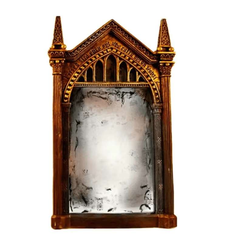 Mirror Of Erised Standing Bookshelf Decor Wizard Home Fantasy Gift Accent 0