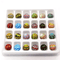 Feather Design 16 Mm Handmade Glass Marbles Decorative Game Home Accent Balls 1