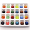 Feather Design 16 Mm Handmade Glass Marbles Decorative Game Home Accent Balls 2