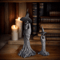 Gothic Witch Statue With Withered Tree Texture Spooky Halloween Desktop Decor 3
