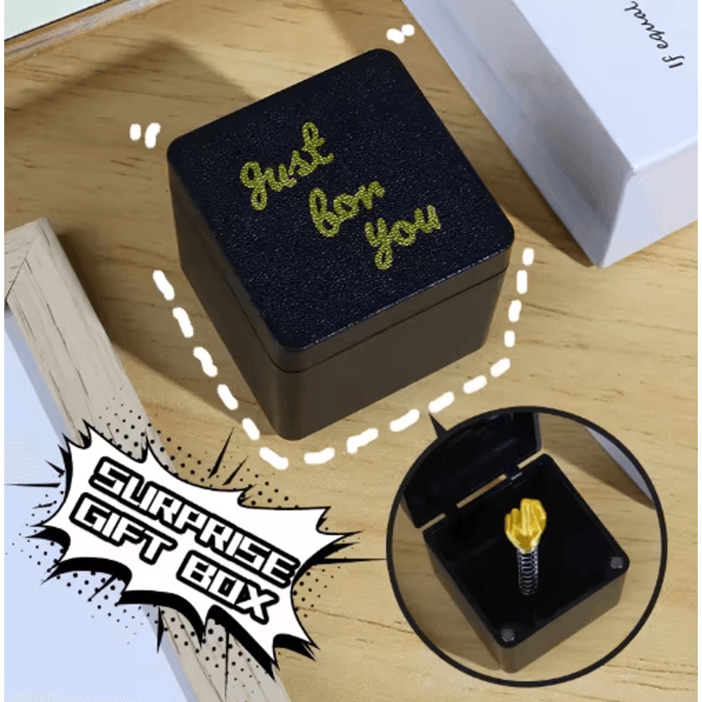 Funny Middle Finger In A Box Desk Decoration Prank Gift For Home Or Office 3