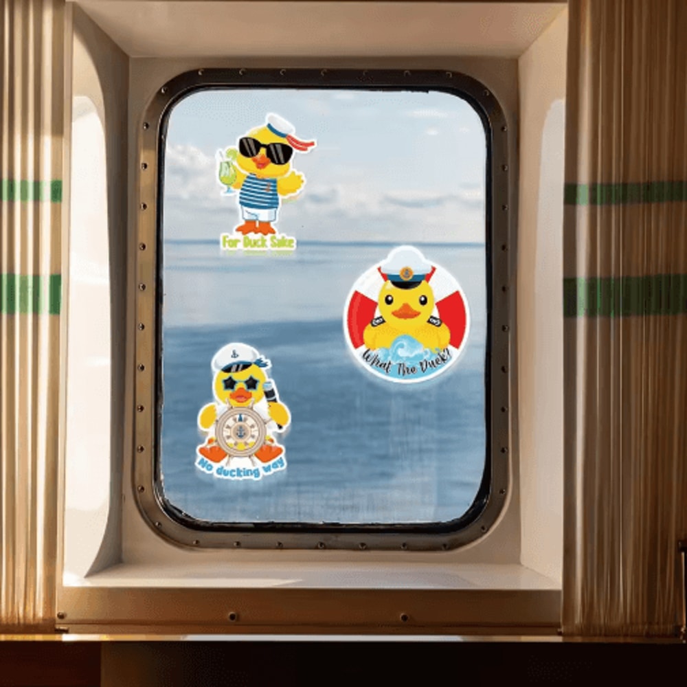 12Piece Duck Cruise Door Magnets Set Waterproof Funny Summer Fridge Decor 5