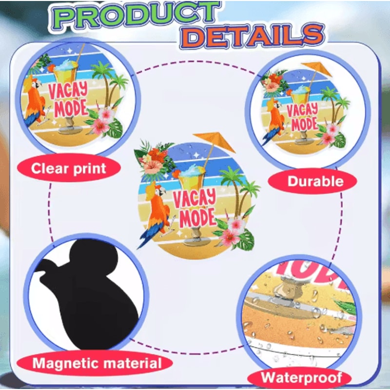 8Piece Cruise Duck Door Magnets Set Fun Cabin Decor For Cruise Doors Fridge 4