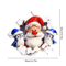 Santa Claus 3D Effect Wall Stickers Peel And Stick Funny Christmas Decals 4