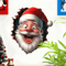 Santa Claus 3D Effect Wall Stickers Peel And Stick Funny Christmas Decals 5