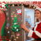 Christmas Tree Magnetic Fridge Magnets Holiday Kitchen Home Decor Stickers 3
