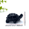 Obsidian Tortoise Carving Symbolic Crystal Animal Figurine For Home Decor Gifting 5