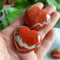 Natural Red Jasper Heart Pendant Decorative Stone Accent For Home Gifts Jewelry 2