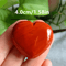 Natural Red Jasper Heart Pendant Decorative Stone Accent For Home Gifts Jewelry 5