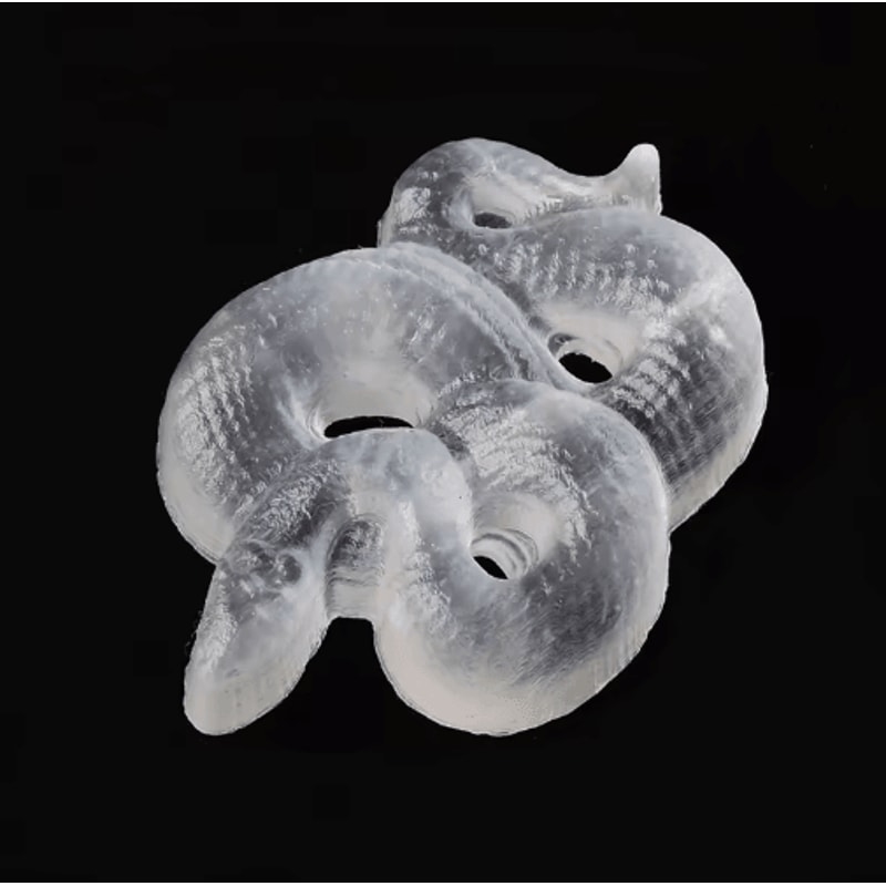 Natural Selenite Snake Crystal Figurine Feng Shui Lucky Animal Home Decor Gift 1