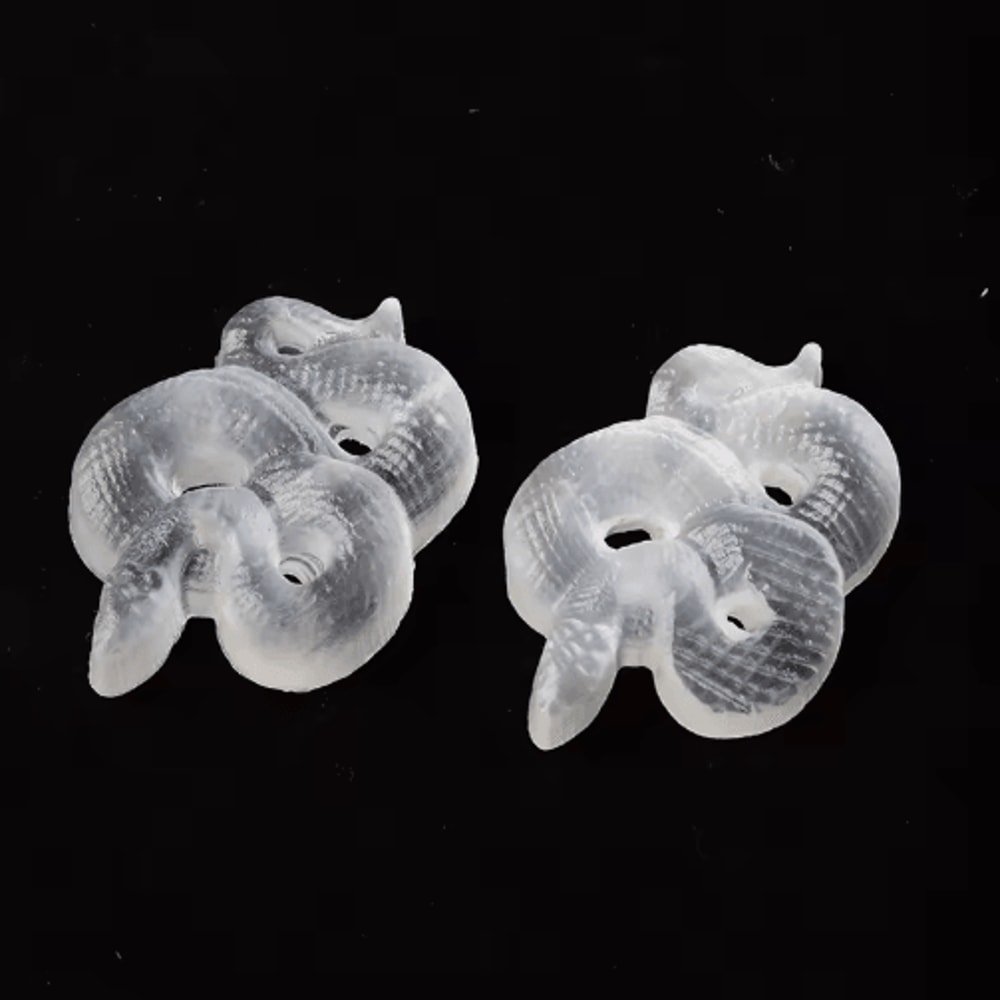 Natural Selenite Snake Crystal Figurine Feng Shui Lucky Animal Home Decor Gift 4