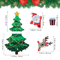 Christmas Tree Refrigerator Magnetic Stickers Small Holiday Magnets For Indoor Decor 1