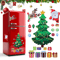 Christmas Tree Refrigerator Magnetic Stickers Small Holiday Magnets For Indoor Decor 3
