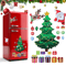 Christmas Tree Refrigerator Magnetic Stickers Small Holiday Magnets For Indoor Decor 4