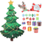 Christmas Tree Refrigerator Magnetic Stickers Small Holiday Magnets For Indoor Decor 5