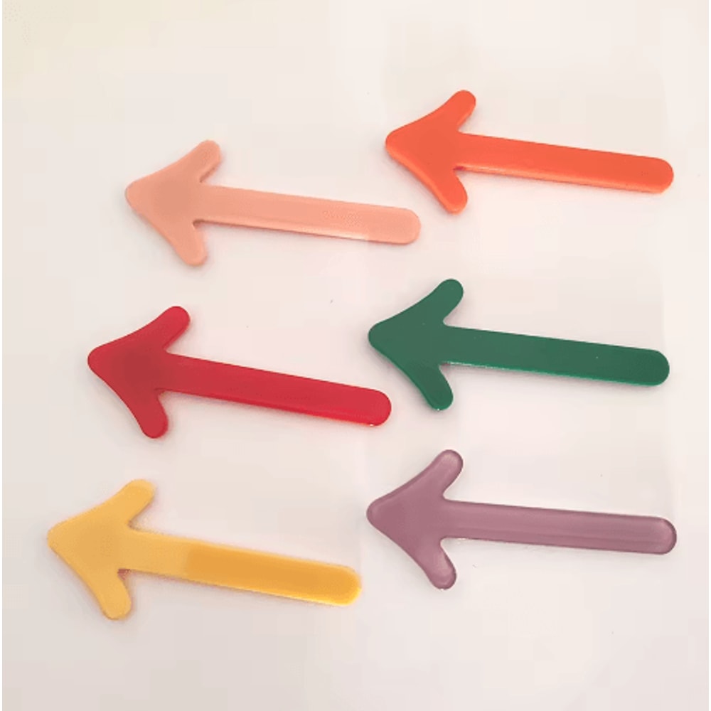 Cute Arrow Refrigerator Magnets Set Fun Photo Message Markers 6pcs 2