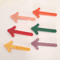 Cute Arrow Refrigerator Magnets Set Fun Photo Message Markers 6pcs 2