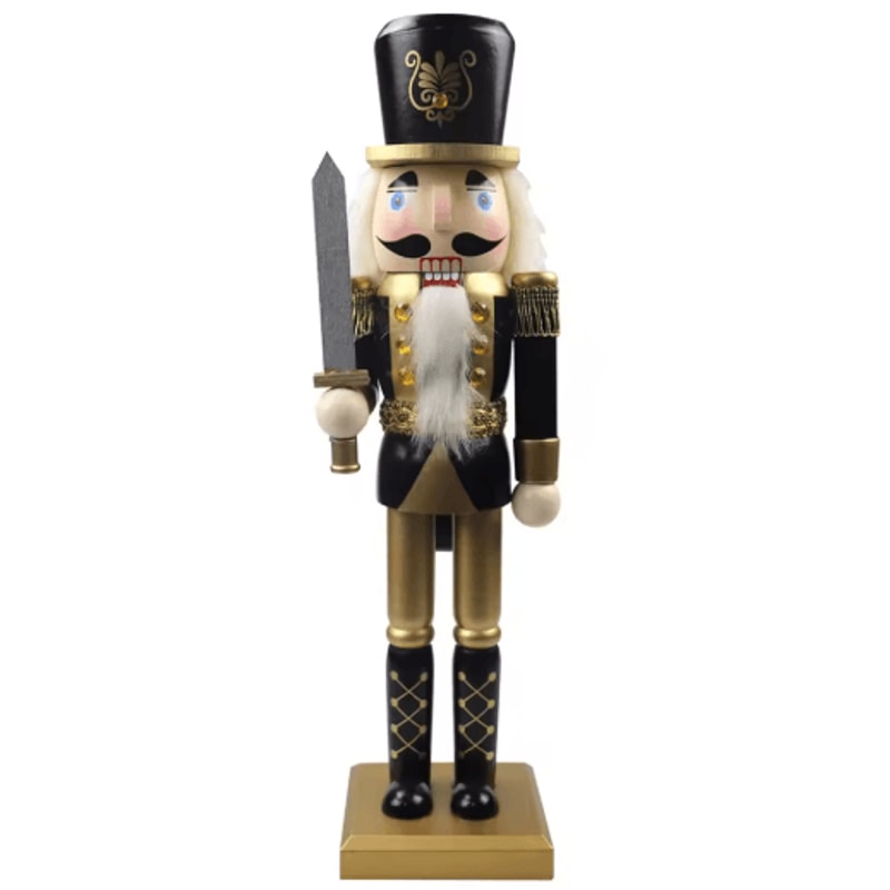 Classic Tabletop Nutcracker Ornament Festive Holiday Figurine For Home And Garden Decor 2