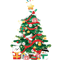 Christmas PVC Wall Decals Set Festive Door Window And Tree Stickers For Holiday Decor 0