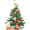 Christmas PVC Wall Decals Set Festive Door Window And Tree Stickers For Holiday Decor 0