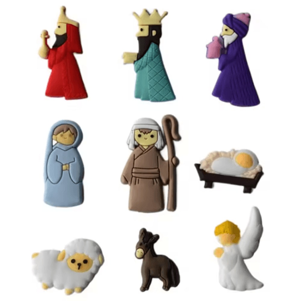 9Piece Jesus Christian Fridge Magnets Set Religious Christmas Decor For Kitchen Home 1