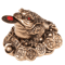 Feng Shui Golden Toad Money Statue Lucky Fortune Wealth Frog Tabletop Ornament 1