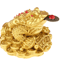 Feng Shui Golden Toad Money Statue Lucky Fortune Wealth Frog Tabletop Ornament 2