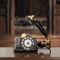 Retro Vintage Telephone Ornament Aged Decorative Craft Accent For Living Room Decor 3