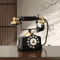 Retro Vintage Telephone Ornament Aged Decorative Craft Accent For Living Room Decor 5