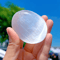 Natural Selenite Palm Stone Polished Oval Crystal For Meditation Energy Cleansing Home Decor 1