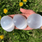 Natural Selenite Palm Stone Polished Oval Crystal For Meditation Energy Cleansing Home Decor 3
