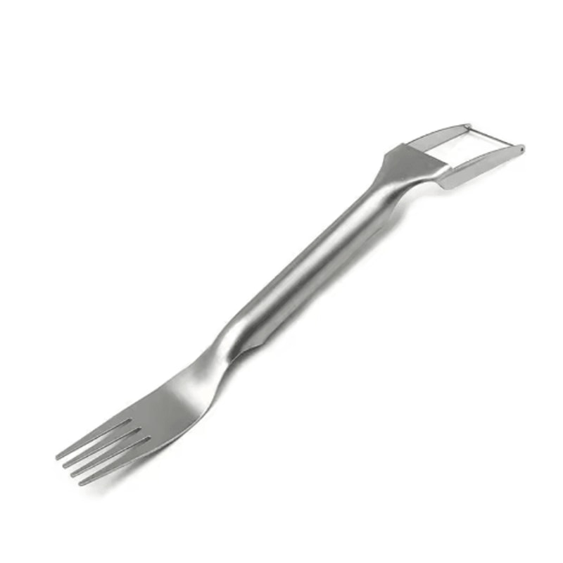 2in1 Stainless Steel Watermelon Slicer Fork Portable Fruit Cutter Serving Tool 1