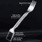 2in1 Stainless Steel Watermelon Slicer Fork Portable Fruit Cutter Serving Tool 3