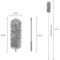 Extendable Microfiber Duster Telescopic Bendable Cleaning Brush For Ceiling Home Dusting 3